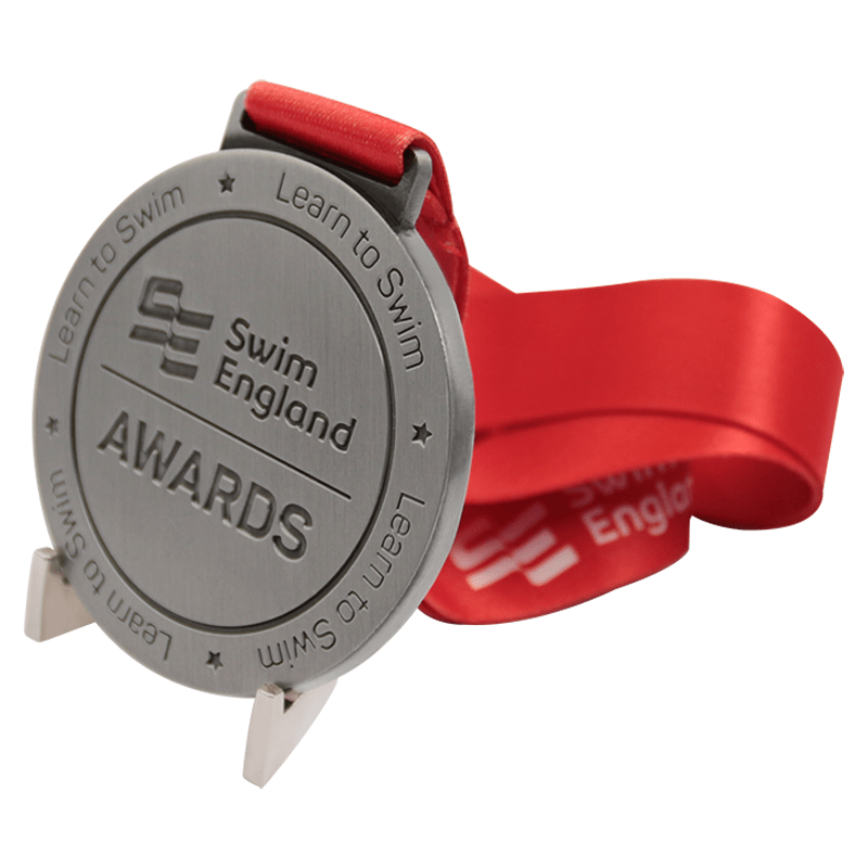 Kundenspezifisches Design Silber England Schwimmen Auszeichnungen Medaille