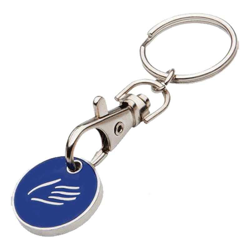 Kundenspezifischer Einkaufswagen-Chip-Trolley-Münzen-Schlüsselanhänger