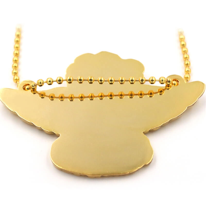 Hersteller Großhandel vergoldete Silbermedaille mit Perlenkette