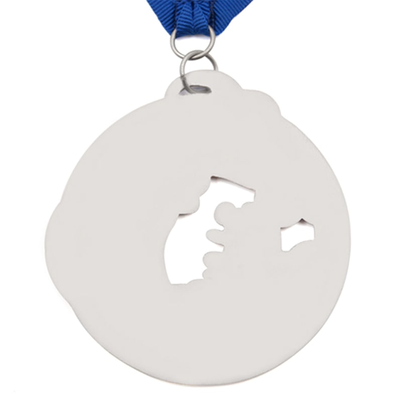 Werksspezifische Triathlon-Medaille für das Schwimmen und Laufen von Fahrrädern
