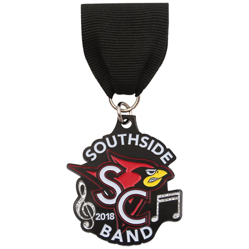 Personalisierte Design-Glitter-Musikband-Medaille