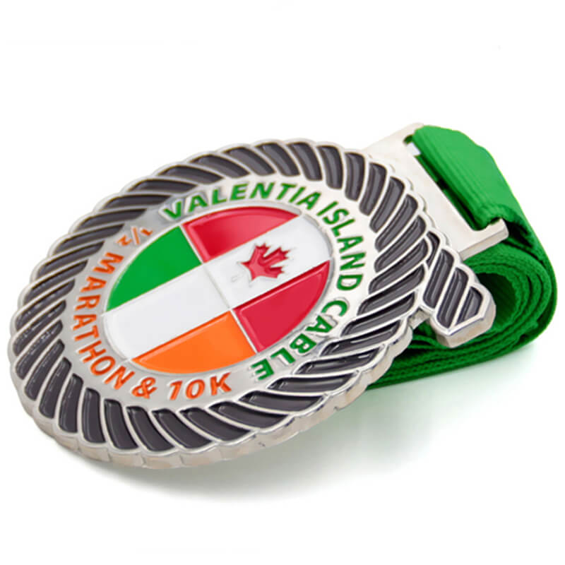 Metalllogo 10k Marathon Medaillen Personalisiert