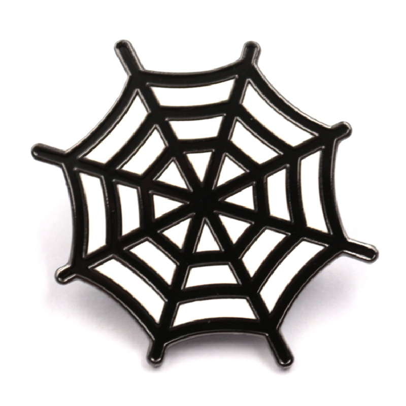 Spider web pin