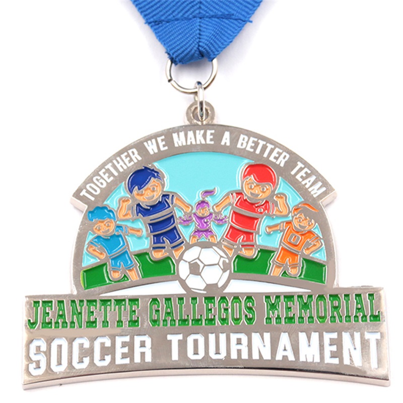 Team soccer tournament medal