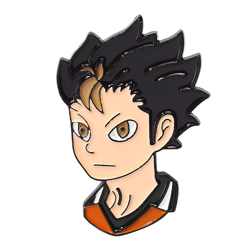 Design Anime Volleyball Shonen Emaille-Pin