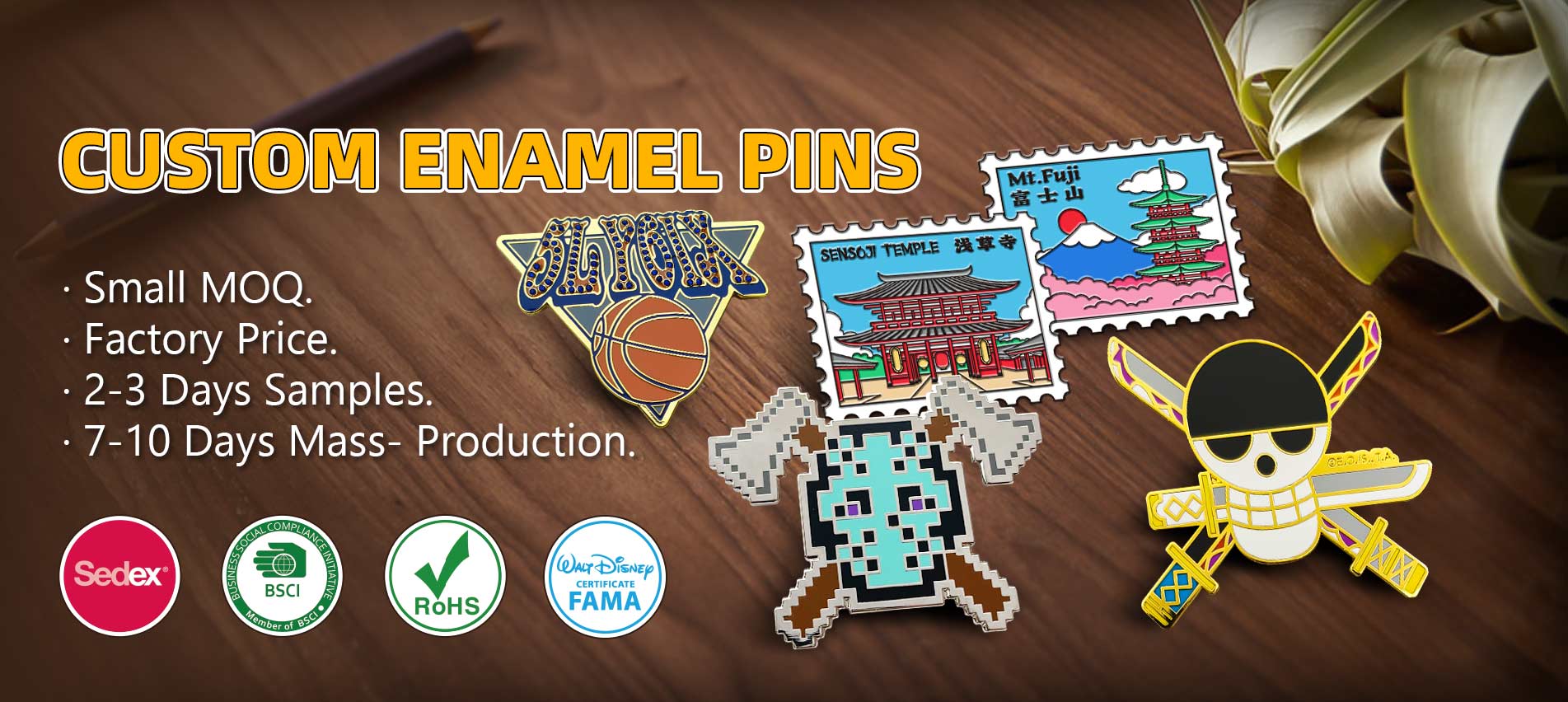 Benutzerdefinierte Emaille-Pins